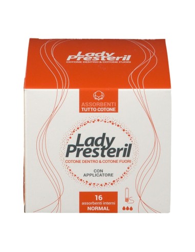 LADY PRESTERIL ASSORBENTI INTERNI NORMAL 16 PEZZI