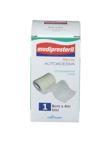 BENDA ADESIVA MEDIPRESTERIL 8X400 CM