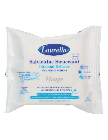 LAURELLA VISAGE SALVIETTINA STRUCCANTE 20 PEZZI