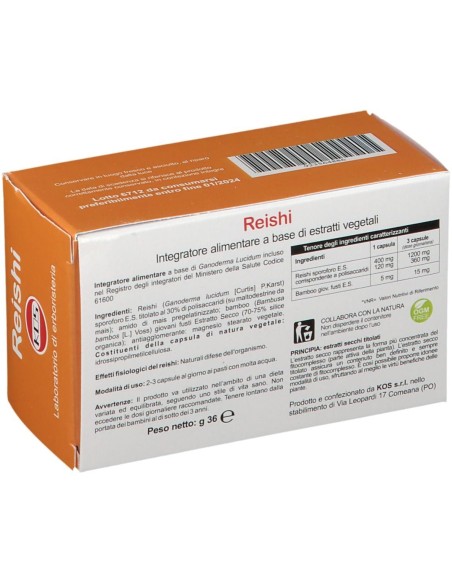 REISHI ESTRATTO SECCO 60 CAPSULE