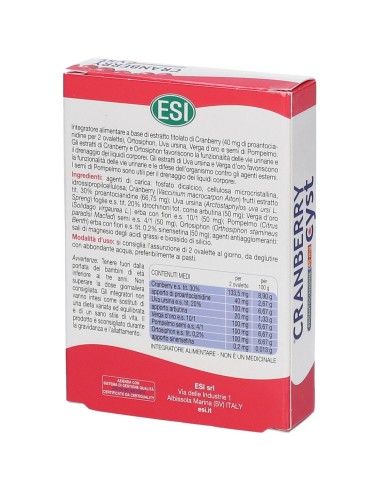 ESI CRANBERRY CYST 30 OVALETTE
