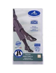 CALZA UOMO COTONE 140 DENARI GRANDE BLU