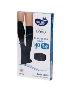 SAUBER CALZA UOMO Q-SKIN 140 DEN COLORE NERO TAGLIA M