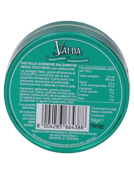 VALDA CLASSICHE SENZA ZUCCHERO 50 G
