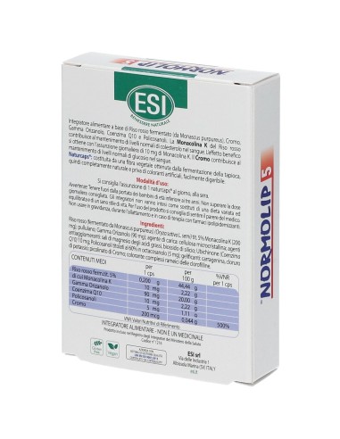 ESI NORMOLIP 5 30 CAPSULE