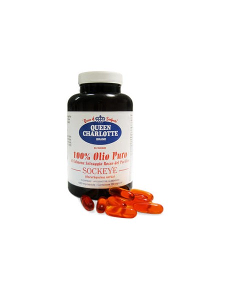 OLIO PURO SALMONE SELVAGGIO ROSSO 120 CAPSULE