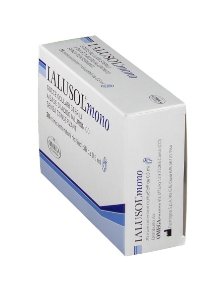 IALUSOL MONO GOCCE OCULARI 20 FLACONCINI 0,5 ML