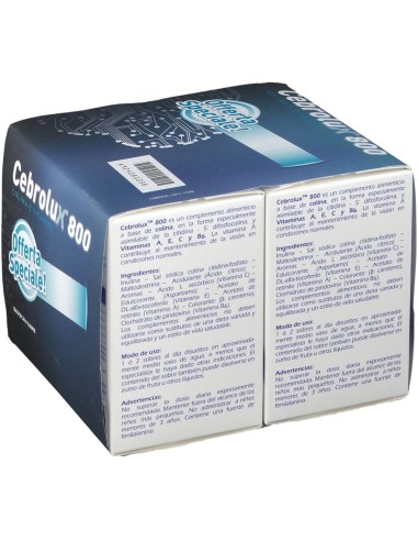 CEBROLUX 800 BI-PACK 60 BUSTINE