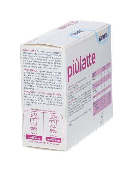 PIULATTE HUMANA 14 BUSTE