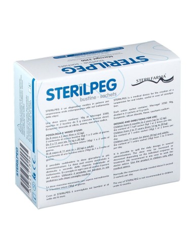 STERILPEG MACROGOL 3350 10 BUSTINE BIPARTITE 10 G
