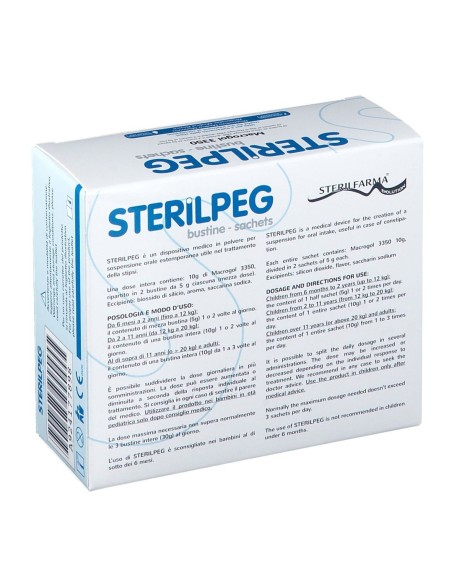 STERILPEG MACROGOL 3350 10 BUSTINE BIPARTITE 10 G