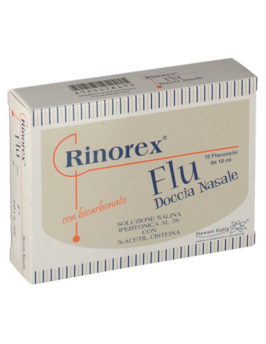 RINOREX FLU DOCCIA NASALE 10 FLACONCINI 10 ML