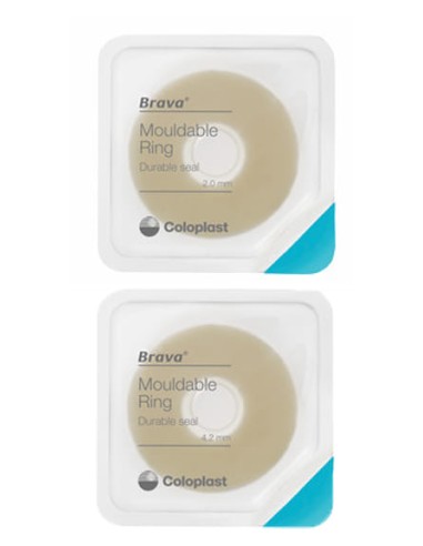 BRAVA ANELLO PLASMABILE DI PASTA NO ALCOL PER STOMIA 2 MM 10 PEZZI