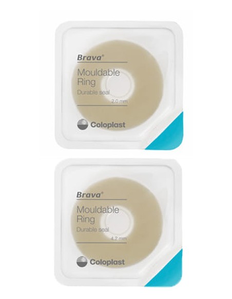 BRAVA ANELLO PLASMABILE DI PASTA NO ALCOL PER STOMIA 2 MM 10 PEZZI