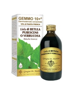 GEMMO 10+ BETULLA B LINFA 200 ML LIQUIDO ANALCOLICO
