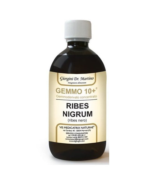 GEMMO 10+ RIBES NERO 500 ML LIQUIDO ANALCOLICO