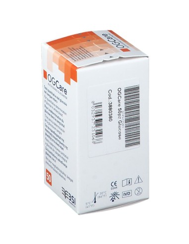 STRISCE MISURAZIONE GLICEMIA OGCARE 50 PEZZI