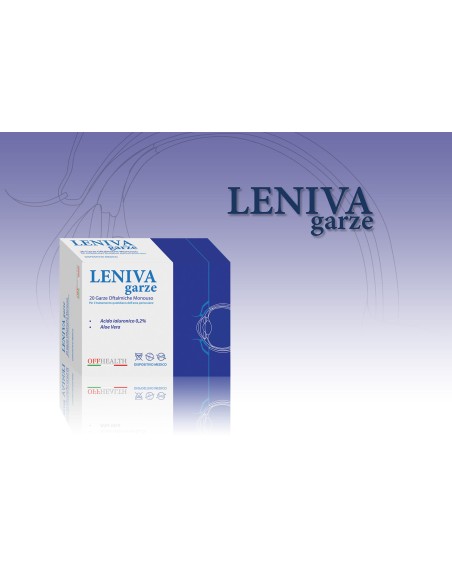 LENIVA GARZE OFTALMICHE 20 PEZZI