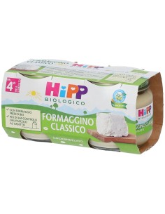 HIPP BIO OMOGENEIZZATO FORMAGGINO CLASSICO 2X80 G