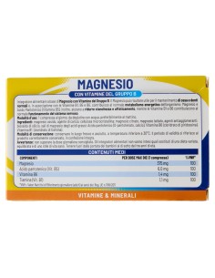 MAGNESIO CON VITAMINE GRUPPO B 30 COMPRESSE 2
