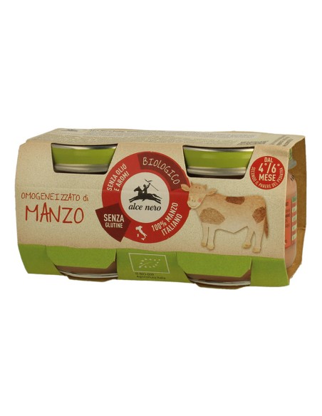 OMOGENEIZZATO DI MANZO BABY FOOD BIO 2 X 80 G
