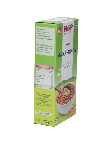 HIPP BIO PASTINA MACCHERONCINI 320 G