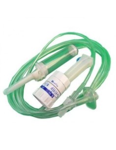 DEFLUSSORE CON REGOLATORE DI FLUSSO A GRAVITA' CON PERFORATORE 5/250ML