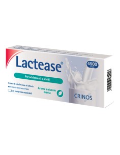 LACTEASE 4500 FCC AROMA MENTA 30 COMPRESSE MASTICABILI