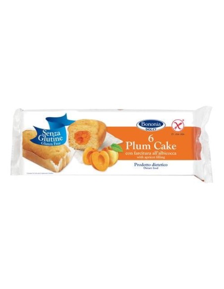 BONONIA PLUMCAKE ALBICOCCA SENZA GLUTINE 6 X 45 G