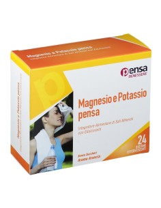MAGNESIO E POTASSIO ARANCIA PENSA 24 BUSTINE EFFERVESCENTI