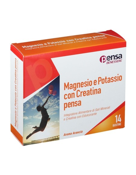 MAGNESIO E POTASSIO CON CREATINA ARANCIA PENSA 14 BUSTINE