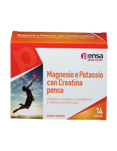 MAGNESIO E POTASSIO CON CREATINA ARANCIA PENSA 14 BUSTINE