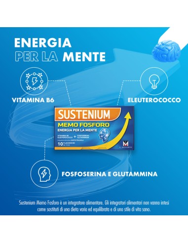 SUSTENIUM MEMO FOSFORO 10 FLACONCINI 10 ML