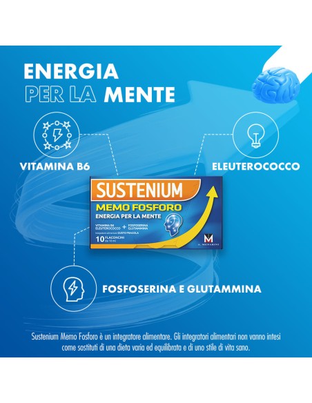 SUSTENIUM MEMO FOSFORO 10 FLACONCINI 10 ML