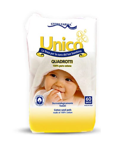 UNICO QUADROTTI 100% COTONE 60 PEZZI