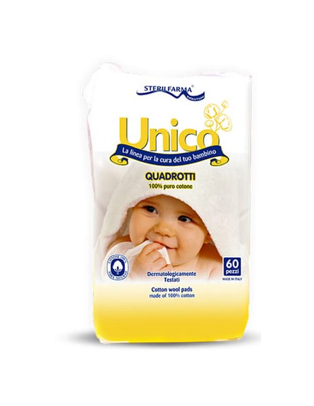 UNICO QUADROTTI 100% COTONE 60 PEZZI