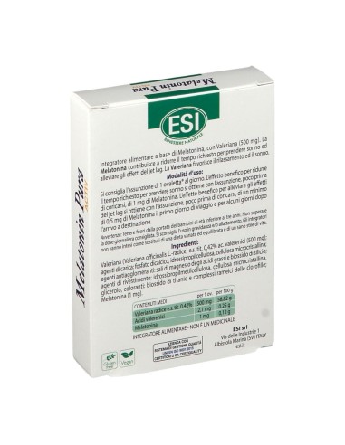 ESI MELATONIN PURA ACTIV 30 OVALETTE