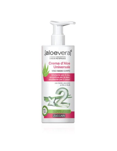 ALOEVERA2 CREMA D'ALOE UNIVERSALE VISO MANI E CORPO 300 ML