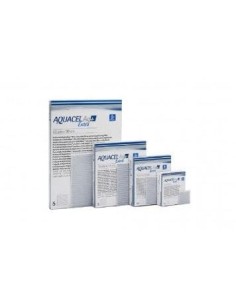 MEDICAZIONE IN HYDROFIBER E IONI ARGENTO INTESSUTA IN LYOCELL AQUACEL AG + EXTRA 15X15CM 5 PEZZI