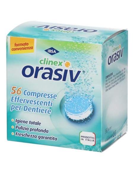 ORASIV CLINEX 56 COMPRESSE EFFERVESCENTI