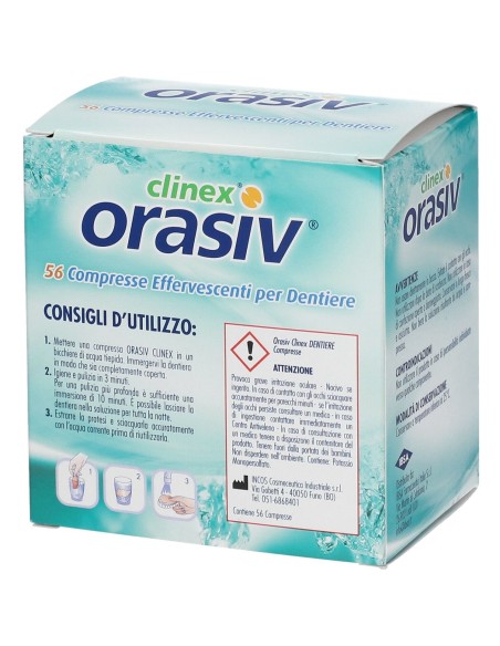 ORASIV CLINEX 56 COMPRESSE EFFERVESCENTI