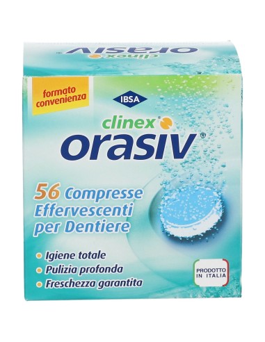 ORASIV CLINEX 56 COMPRESSE EFFERVESCENTI