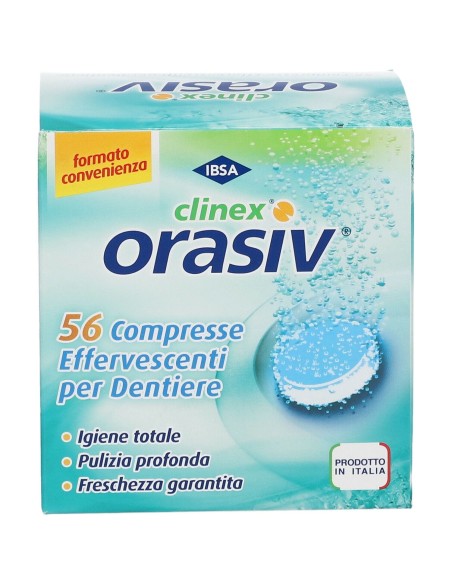 ORASIV CLINEX 56 COMPRESSE EFFERVESCENTI