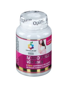 COLOURS OF LIFE ACIDO FOLICO 400 MCG 120 COMPRESSE 350 MG