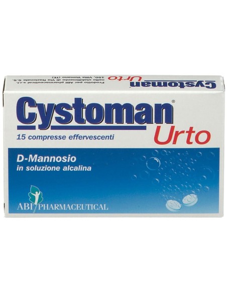 CYSTOMAN URTO 15 COMPRESSE EFFERVESCENTI