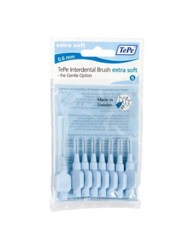 TEPE SCOVOLINO XSOFT BLU 0,6 MM 6 PEZZI