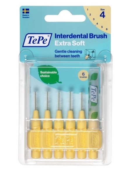 TEPE SCOVOLINO XSOFT GIALLO 0,7MM 6 PEZZI