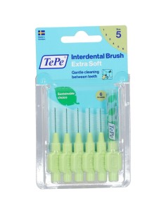 TEPE SCOVOLINO XSOFT VERDE 0,8MM 6 PEZZI