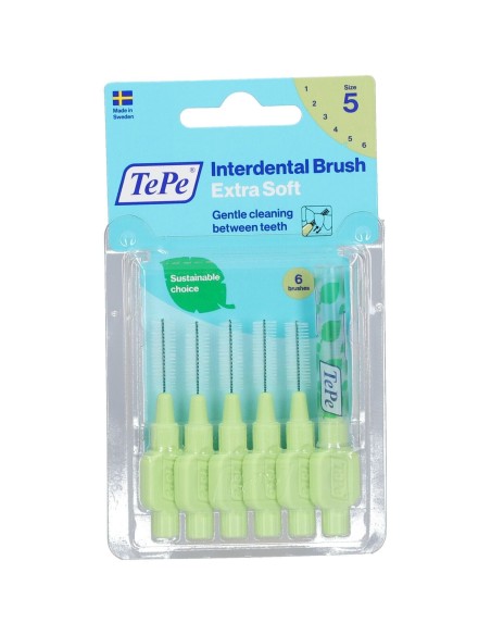 TEPE SCOVOLINO XSOFT VERDE 0,8MM 6 PEZZI