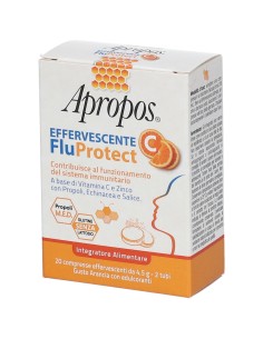 APROPOS FLUPROTECT EFFERVESCENTE C 20 COMPRESSE
